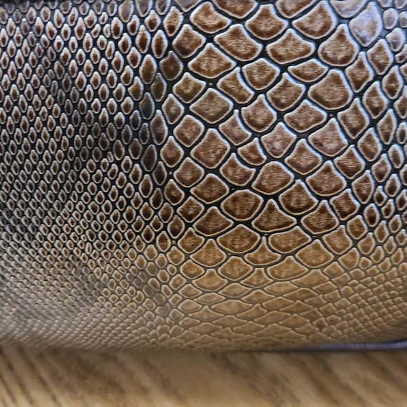 MICHE Brown Snakeskin Bag - Picture 7 of 11